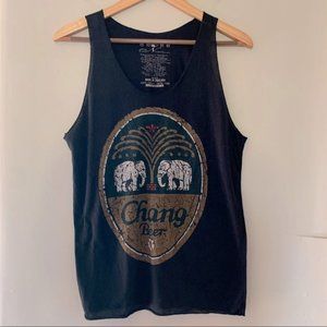 Chang Beer Logo Thailand Tank Top M